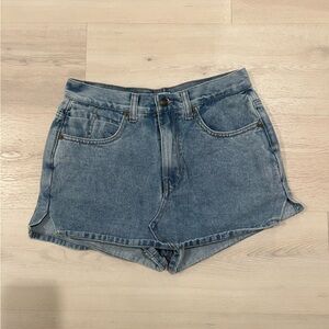 Washed Denim Skort